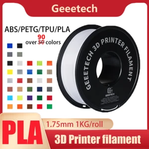 Geeetech Filament do drukarki 3D 1,75 mm PLA / ABS + / PETG / TPU / jedwabna żywica PLA / UV 1kg / rolka - Zdjęcie 1 z 148