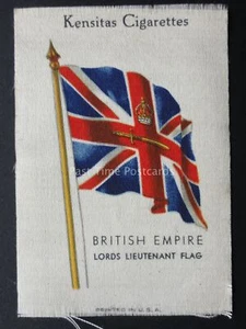 LORDS LIEUTENANT FLAG British Empire Silk Flags (USA) 1934 Kensitas J. Wix - Bild 1 von 1