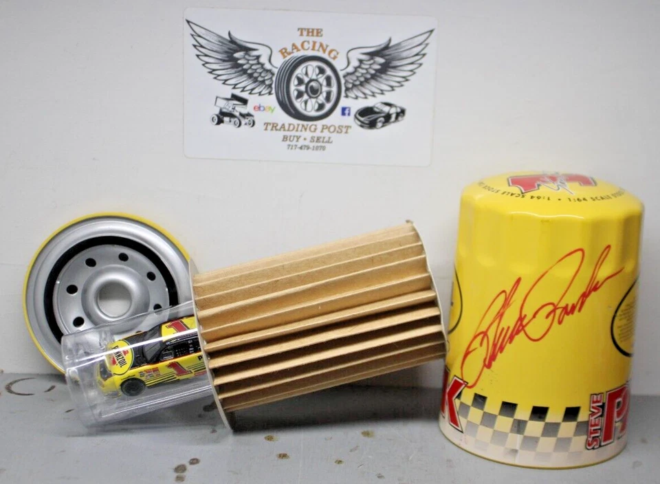 2002 Steve Park Pennzoil 1/64 Action Coche de fundición a presión en un filtro de aceite Autografiado Foto 1 de 1