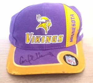 Vintage Puma Pro Line Carl Eller Signed Minnesota Vikings Autographed Hat - Picture 1 of 3