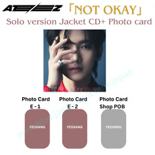 ATEEZ YEOSANG JAPAN 3RD SINGLE" NOT OKAY " Solo version CD POB Photo card set