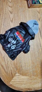 FABDOG leather jacket The band KISS Dog clothes Small NWT - Picture 1 of 10