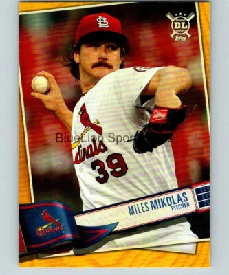 2019 Topps Big League Gold Miles Mikolas #189 - Image 1 of 2
