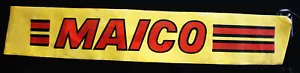 Maico Schriftzug Banner Sitzbank Seat 67x12 cm 80iger Jahre Rar Neu - Bild 1 von 1