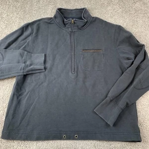 Sudadera Tejida Billy Reid Hombres Talla XXL Gris Oscuro Manga Larga 1/2 Cremallera Cuello Simulado - Imagen 1 de 11