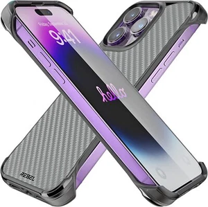 Phone Rebel - Flex Series Aramid Fiber Exposed Case For iPhone 14 Pro Max Plus - Picture 1 of 28