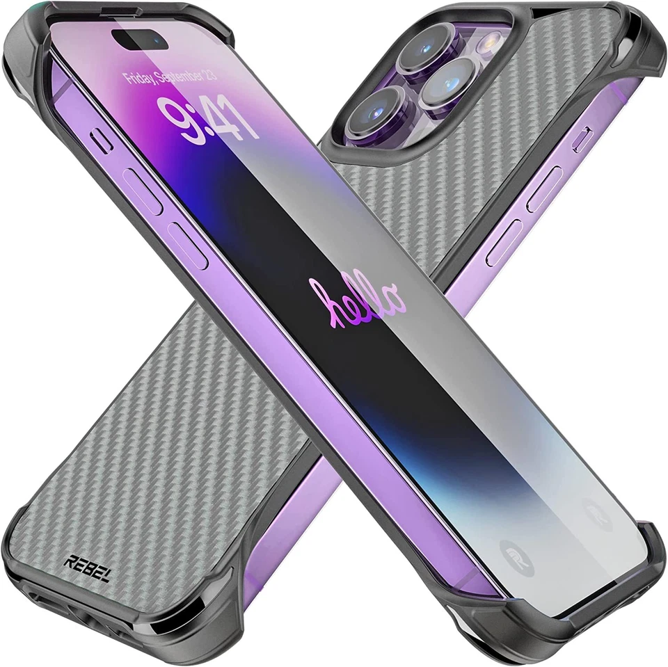 Phone Rebel - Flex Series Aramid Fiber Exposed Case For iPhone 14 Pro Max Plus - Image 1 of 1