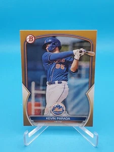 Kevin Parada 2023 Bowman Draft #BD-32 Gold Paper 29/50 - New York Mets Prospect - Picture 1 of 2