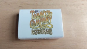 Tobacco Company Restaurants Matchbox Richmond Virginia VA - Picture 1 of 6