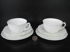 VINTAGE 2 x WEDGWOOD COUNTRYWARE TRIOS CUP SAUCER TEA PLATE COFFEE COALPORT b - Picture 1 of 6