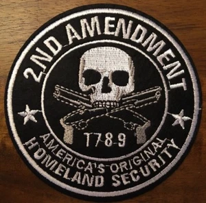 2nd Amendment America's Original Homeland Security 1789 Hot Iron Patch - Bild 1 von 3