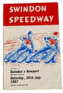 Programa Swindon v Newport Speedway 29/7/67 - Imagen 1 de 4