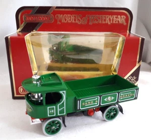 MATCHBOX YESTERYEAR Y18 1918 ATKINSON MODEL D STEAM WAGON GOLDSMITH BOXED - Picture 1 of 3