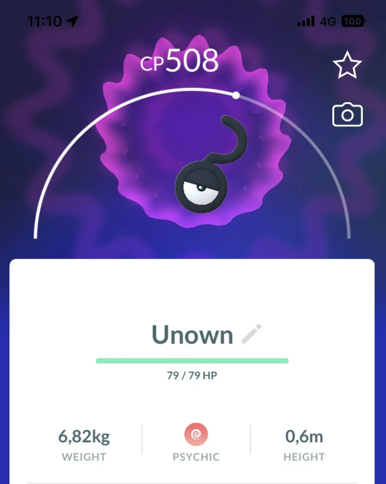 Unown ? Question mark Go Fest Pokemon Gen2 Go Pokémon Johto  - Image 1 of 1