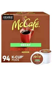 McCafe Decaf Premium Roast K-Cup Coffee Pods (94 ct.) Free/Fast Shipping - Picture 1 of 1
