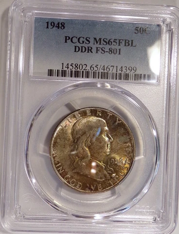 1948  FS-801  Doubled Die Reverse PCGS MS65FBL Cherry Pickers Guide Variety Cover