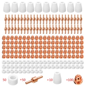210pcs PT31 LG40 Plasma Cutter Consumables Torch Electrode Tip Nozzle CUT40/50 - Picture 1 of 12