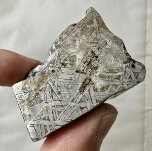 Amazing! TOP Aletai Iron Meteorite Slab Cut Slices Etched Cut Section - Picture 1 of 15