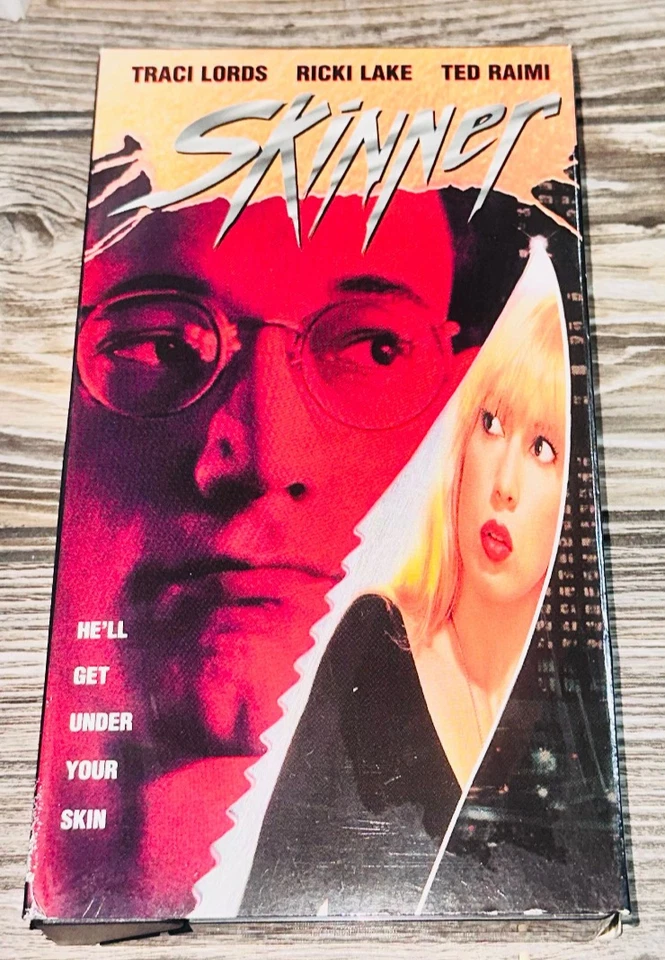 Skinner VHS Tape 1996 A-Pix Video Horror Cult Movie Traci Lords Ted Raimi - Image 1 of 2