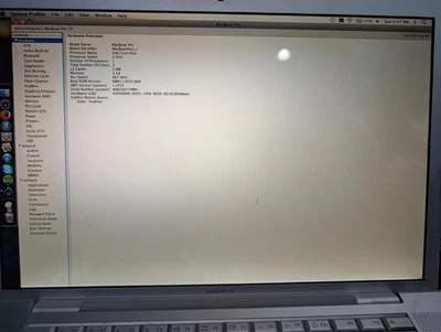 Apple MacBook Pro A1150 15.4" Laptop - MA463LL/A (2006) - Includes Battery - Image 1 of 4