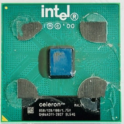 Intel Celeron SL54Q 850MHz/128KB/100MHz/1.75V  CPU Processor - Coppermine Core - Image 1 of 3