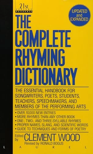 The Complete Rhyming Dictionary: Updated and Expan... by Wood, Clement Paperback - Image 1 of 2