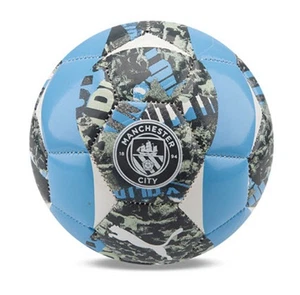 PUMA Unisex Manchester City Mini Soccer Ball White Training Skill Balls 08454974 - Picture 1 of 5