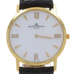Baume & Mercier Geneve Ladies Watch - Yellow Gold 18k Quartz 1yr Warranty - Picture 1 of 10