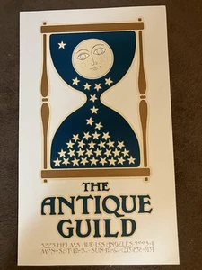 Vintage Original David Lance Goines Poster Antik Guild San Francisco 70er Jahre - Bild 1 von 2