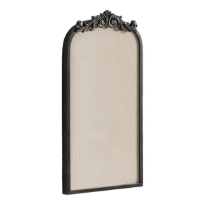 Vintage Black Pinboard 25x13 Arendahl Arch Frame Decorative Bulletin Board - Picture 1 of 9