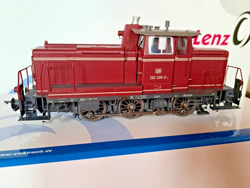 LENZ 40142-01, Spur 0, 1:45, BR 260 309-0, DB, Ep. IV, OVP, digital, gebraucht - Bild 1 von 4