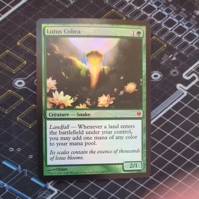 Lotus Cobra LP Foil Zendikar Mythic Rare MTG - Image 1 of 2