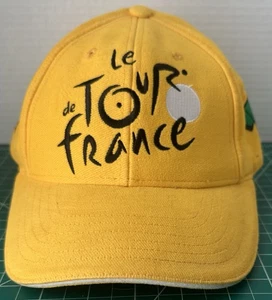 Le Tour De France Official Adjustable Hat One Size Yellow Embroidered Logo Cap - Picture 1 of 8