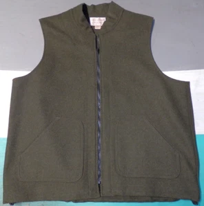 Filson Mackinaw Virgin Wool Full Zip Weste Herren XL Forest Green - Bild 1 von 3