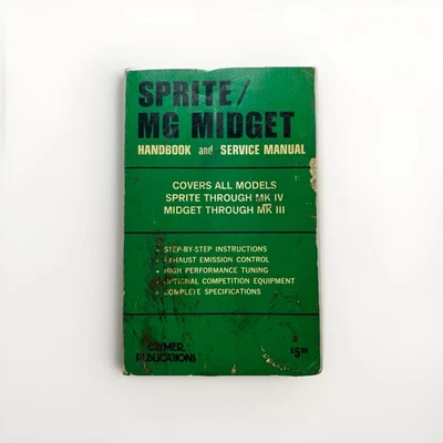 Autin-Healey Sprite MG Midget 1958-1974 manual de reparación de taller guía del propietario Foto 1 de 4
