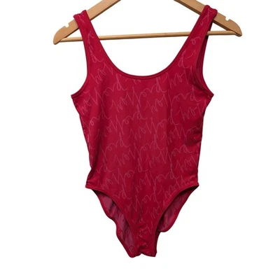 Body Wolford W Athleisure Rojo Brillo/Orquídea RARO Coqueto Audaz Fiesta Baddie Foto 1 de 4