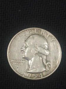 Cuarto Washington 1954-D - Imagen 1 de 4