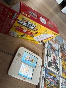 Nintendo 2DS Konsole inkl. OVP / Special Edi./ New Super Mario Bros. 2 16 Spiele - Bild 1 von 13