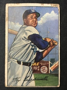 Bowman #44 1952 Roy Campanella Brooklyn Dodgers Salón de la fama pliegue de baja calidad ¡Sin precio base! - Imagen 1 de 2