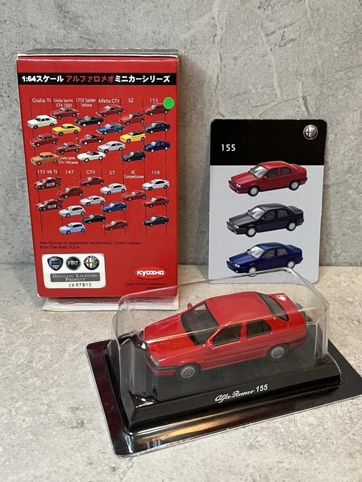 Kyosho 1/64 Alfa Romeo 155 Red 8F3 - Image 1 of 4