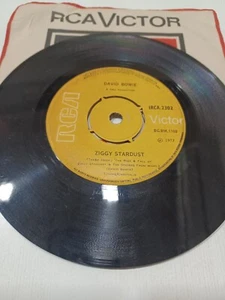 David Bowie Ziggy Stardust/Jean Genie RARE SINGLE 45 record 7" INDIA INDIAN VG++ - Picture 1 of 4