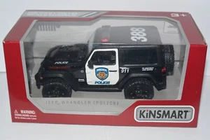 Kinsmart 1:34 DieCast car - 2018 Jeep Wrangler (Police) KT5412P - Picture 1 of 1