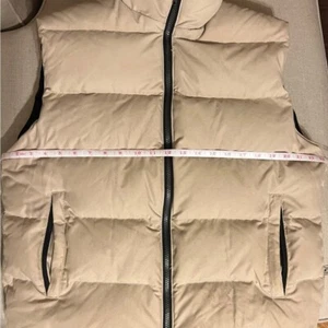 5/A Baker beige down puffer barn vest large - Picture 1 of 8