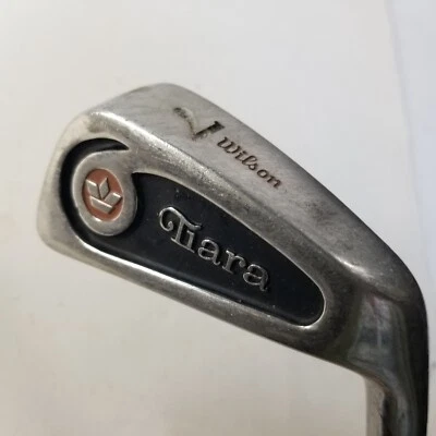 Tiara Wilson vintage eje de acero diestro 7 hierro Foto 1 de 4