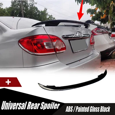Gloss Black Universal Wing Fit For Toyota Corolla 2003-08 Rear Trunk Lip Spoiler - Изображение 1 из 4