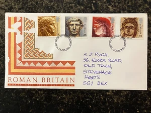 Reino Unido 1993 - Sellos de Gran Bretaña romana FDC Stevenage - Imagen 1 de 1