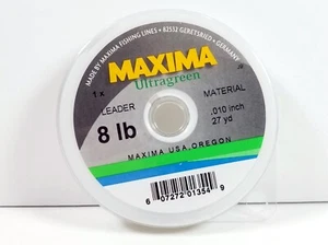 Maxima Ultragreen Leader Tippet Wheel Spools - Size 8 lb - New - Picture 1 of 1