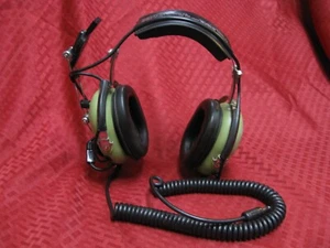 DAVID CLARK H10-76 AVIATION HEADSET U-174/u helicopter Nexus plug M87-A1C mic - Bild 1 von 9