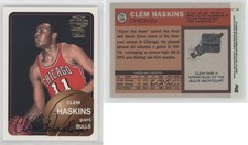 2005-06 Topps 1952 Style Fan Favorites Auto Clem Haskins #FFA-CHA.2 Auto