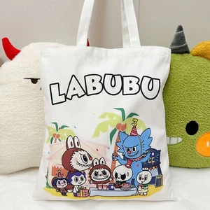 The Monsters Labubu Bag Large Capacity Shoulder Bag Canvas Bag Size: 35cm 40cm - Picture 1 of 1